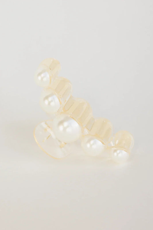 Oversized Pearl Claw Clip in Large - FINAL SALE