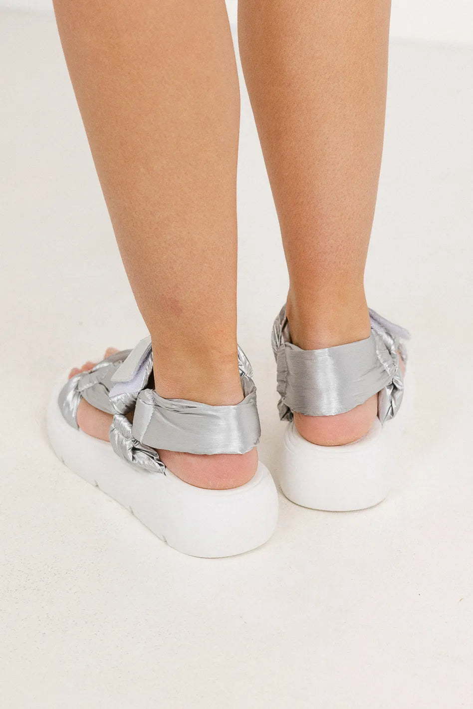 Seychelles Light Up Platform Sandals in Silver - FINAL SALE