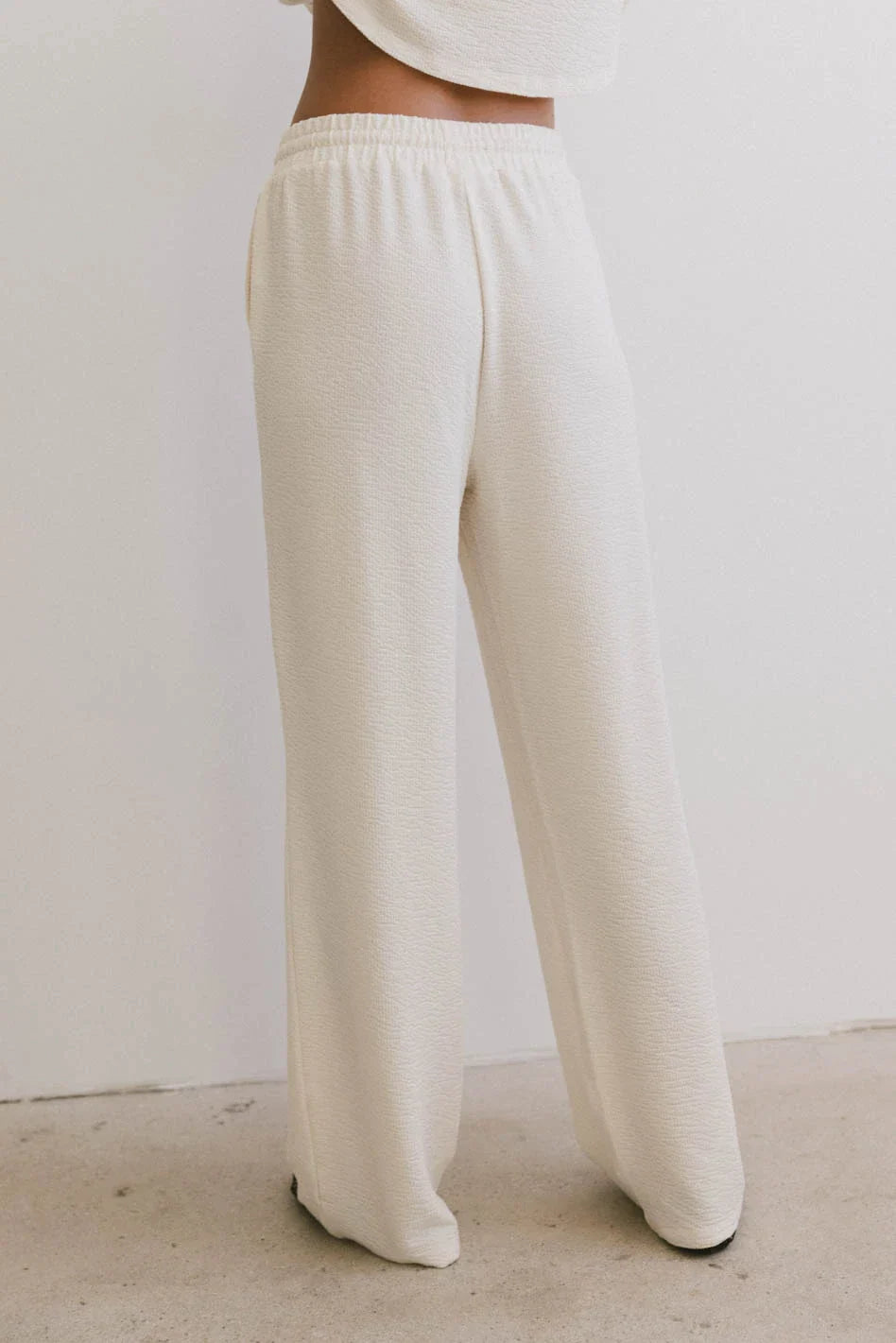 Etta Wide Leg Pants in Beige - FINAL SALE