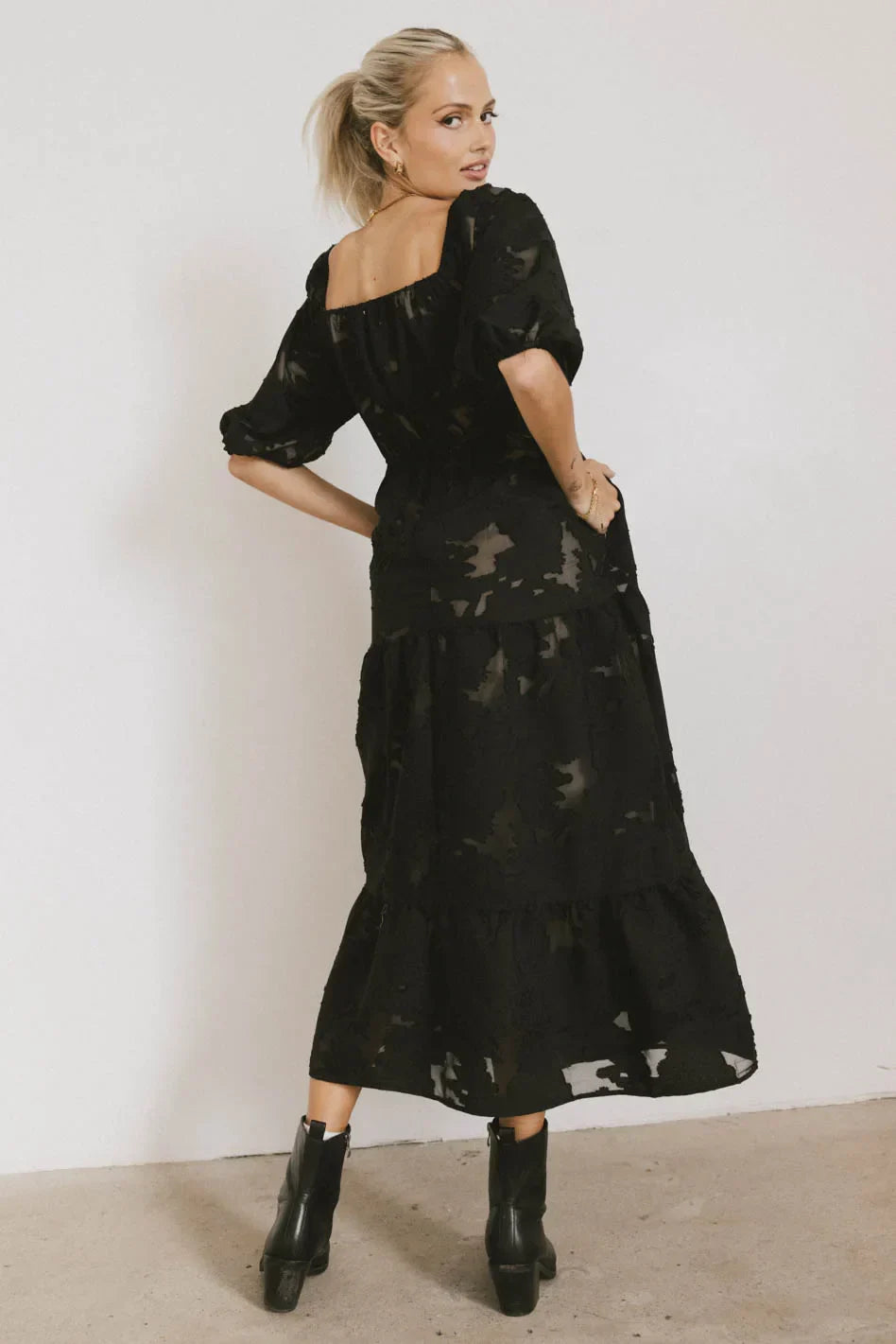 Bethany Maxi Dress in Black - FINAL SALE