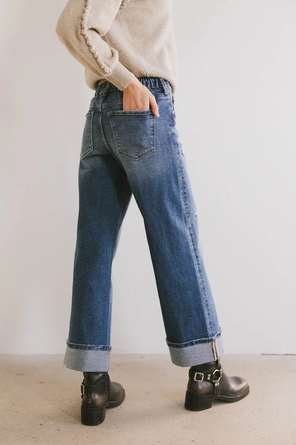 Lacie Cropped Wide Leg Jeans - FINAL SALE