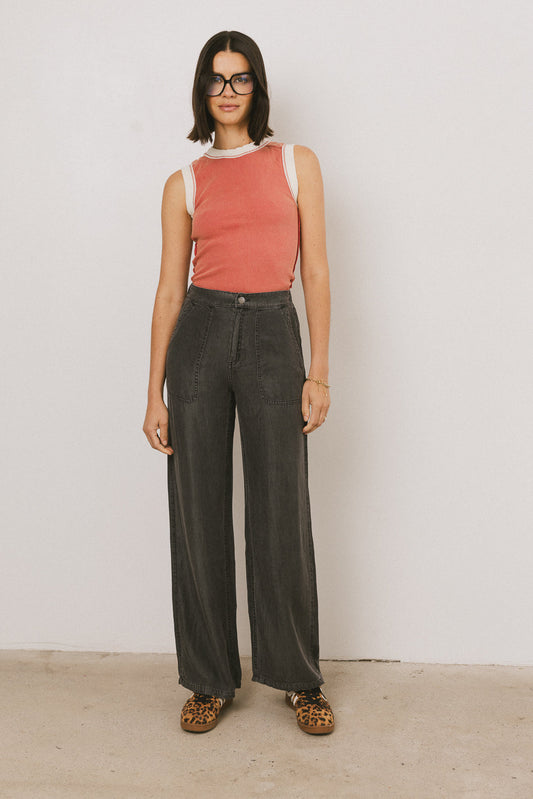 Reece Wide Leg Pants in Black - FINAL SALE