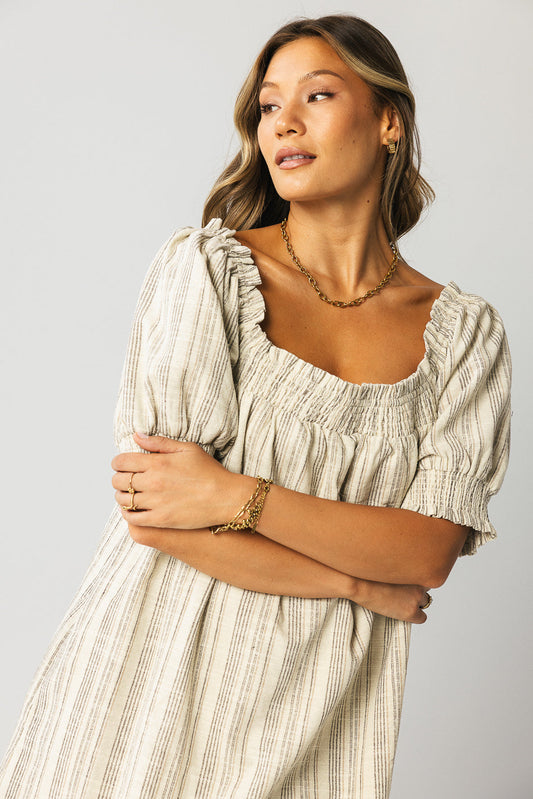 Drew Striped Babydoll Dress - FINAL SALE