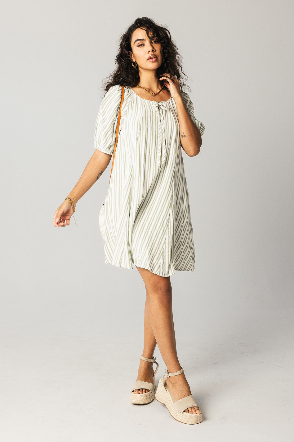 Jenny Striped Babydoll Dress - FINAL SALE