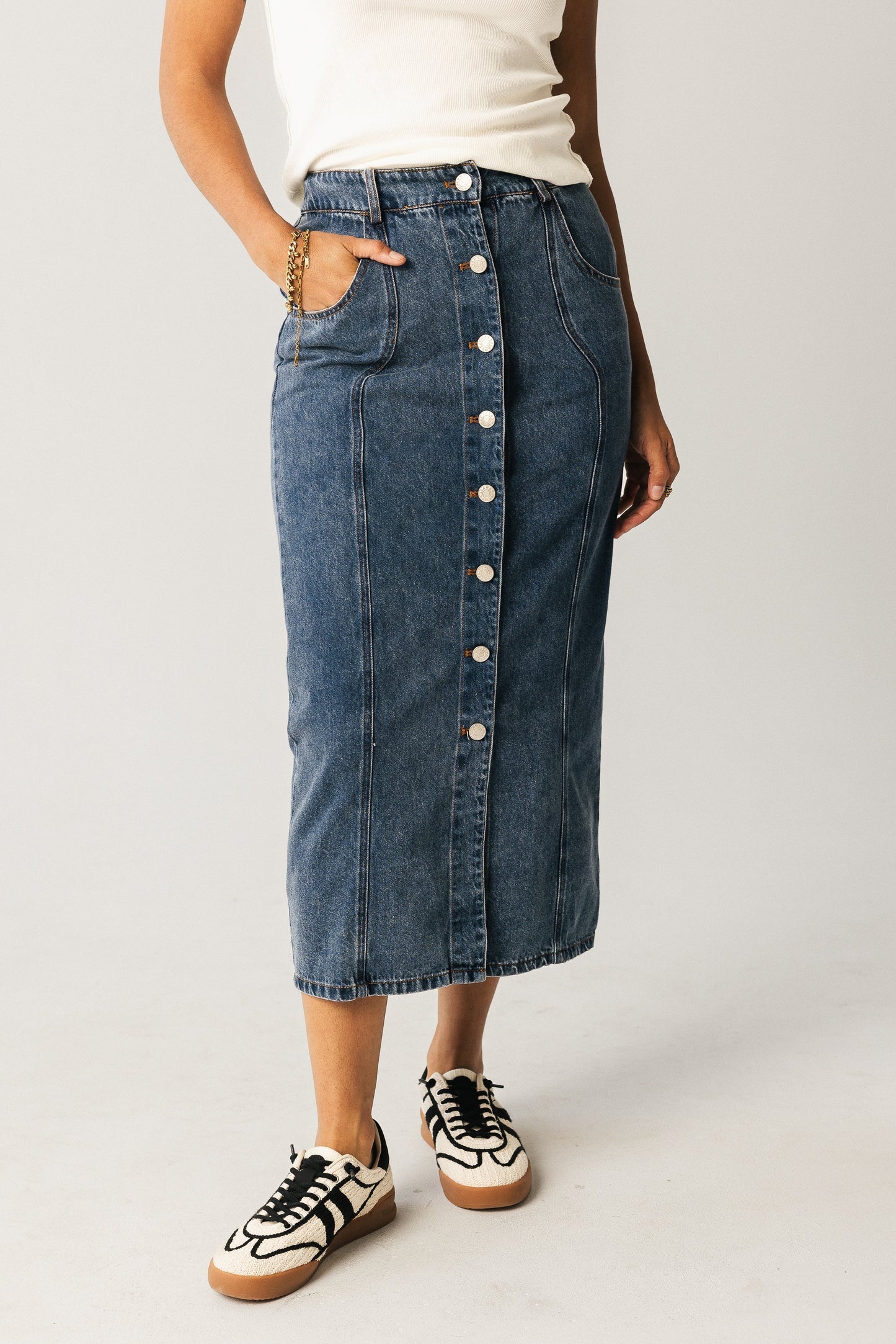 Kylo Denim Maxi Skirt - FINAL SALE