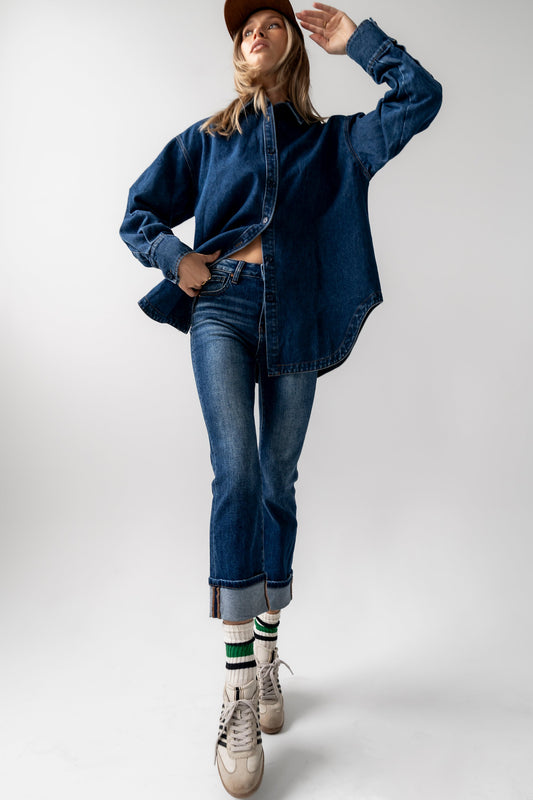 Elliot Cuffed Straight Leg Jeans - FINAL SALE