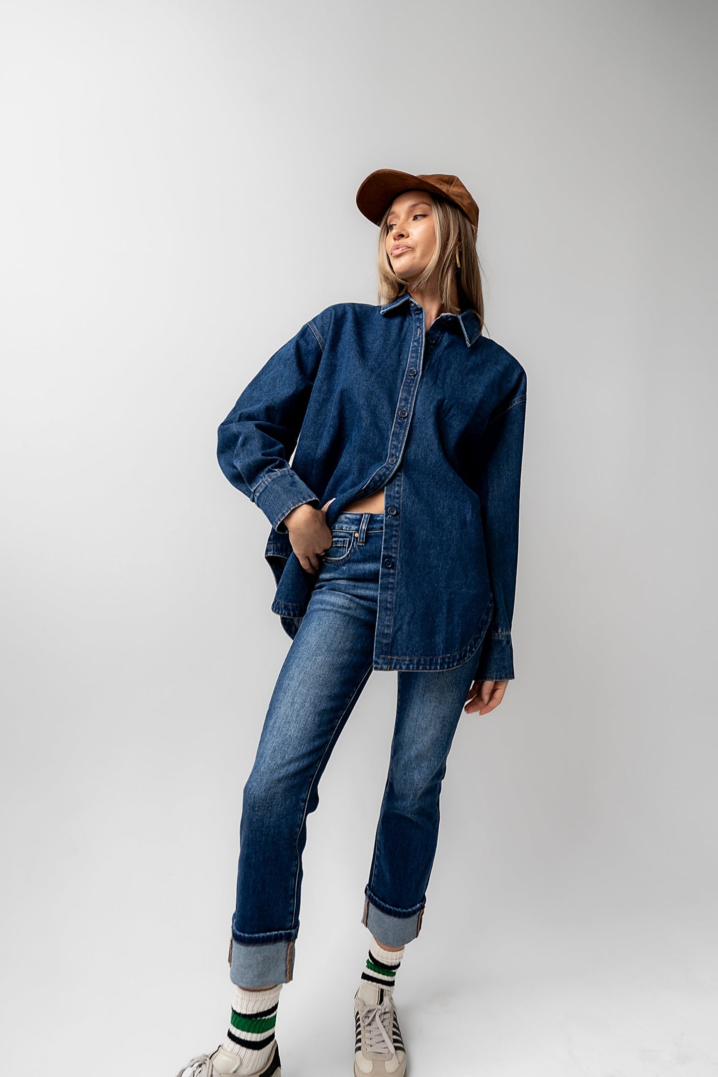 Elliot Cuffed Straight Leg Jeans - FINAL SALE