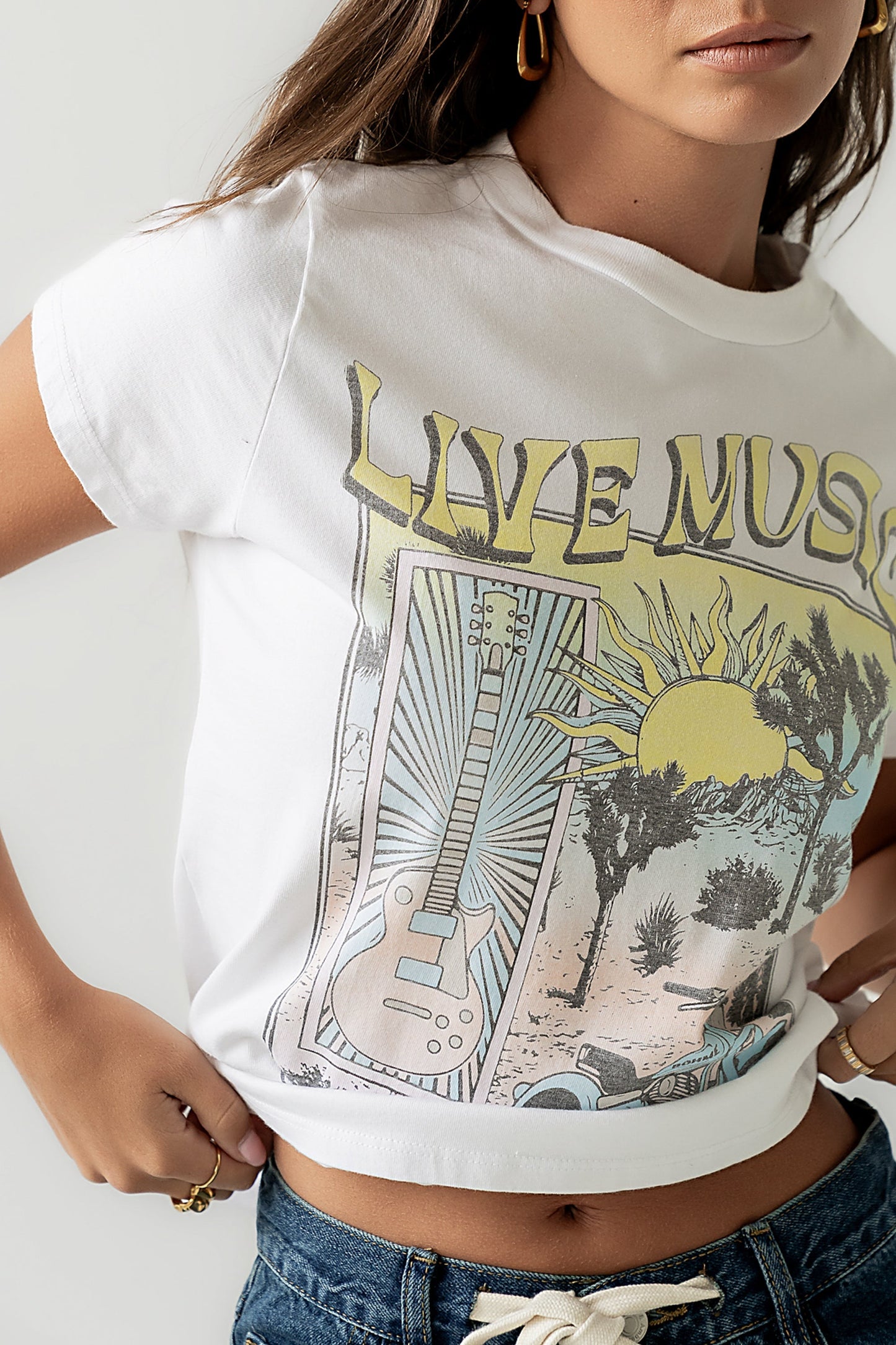 Live Music Graphic Tee - FINAL SALE