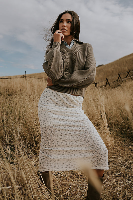 Kenyen Lace Maxi Skirt - FINAL SALE