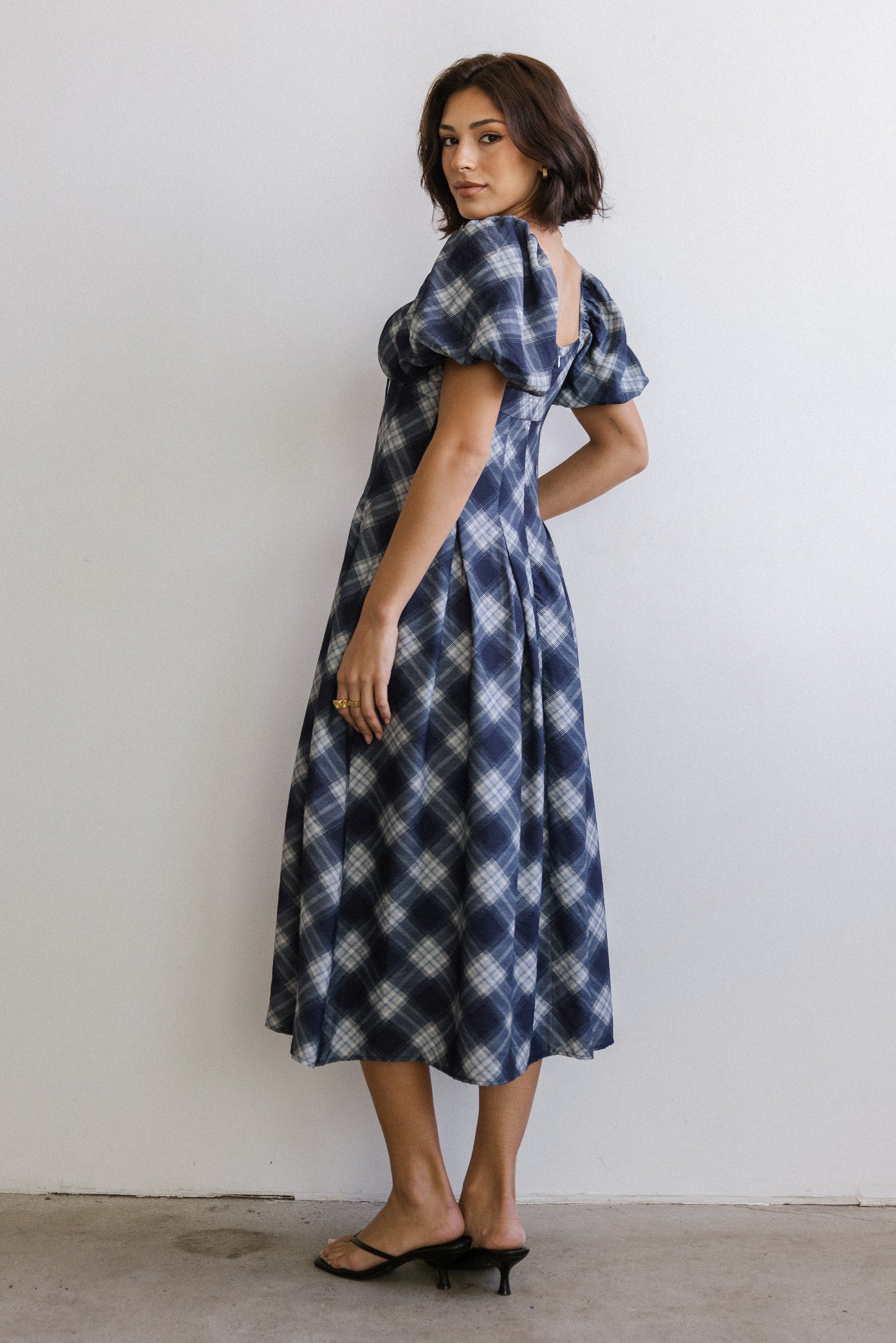 Kasey Plaid Midi Dress - FINAL SALE