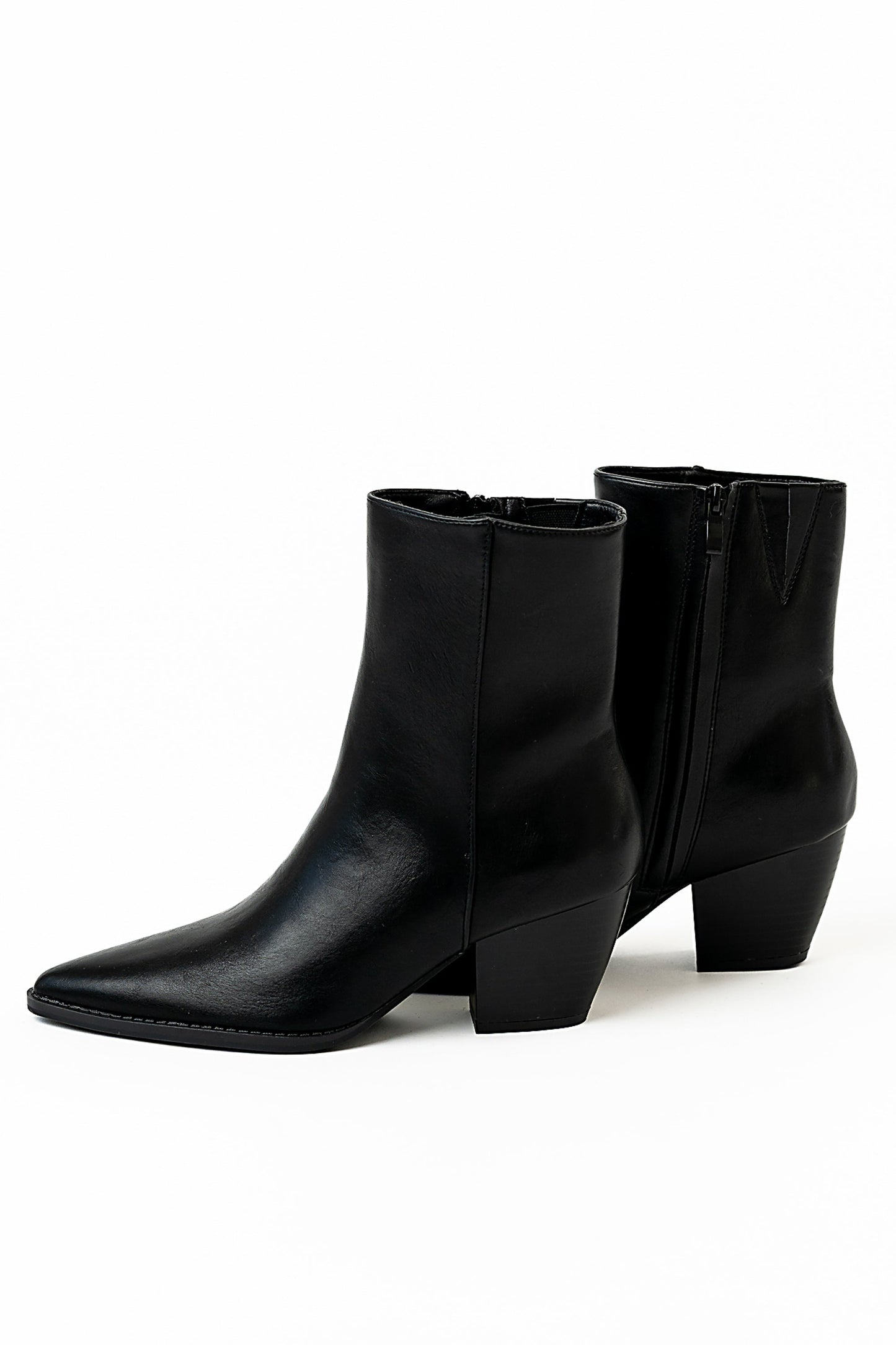 Yuna Vegan Leather Booties