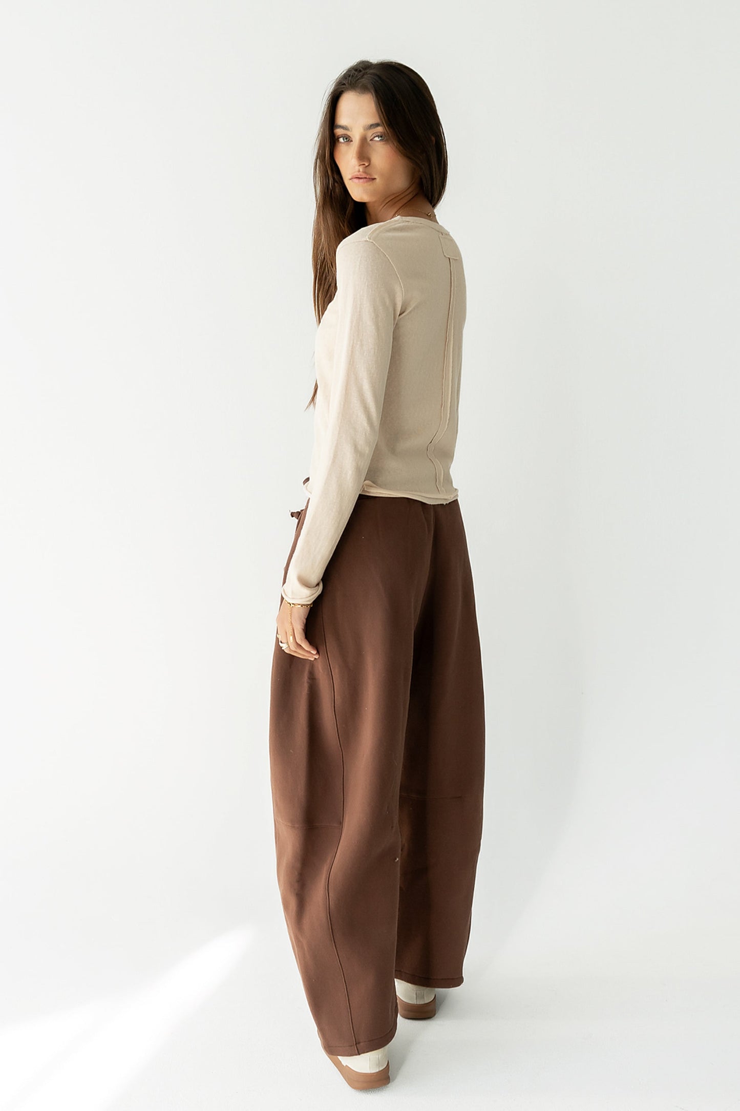 Janie Knit Top in Ivory