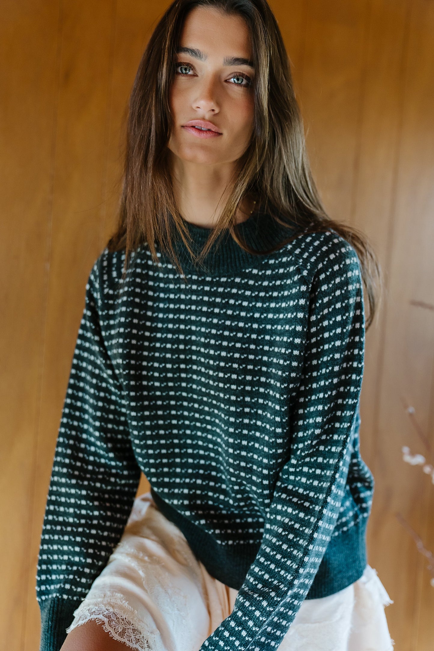 Ziggy Knit Sweater in Charcoal