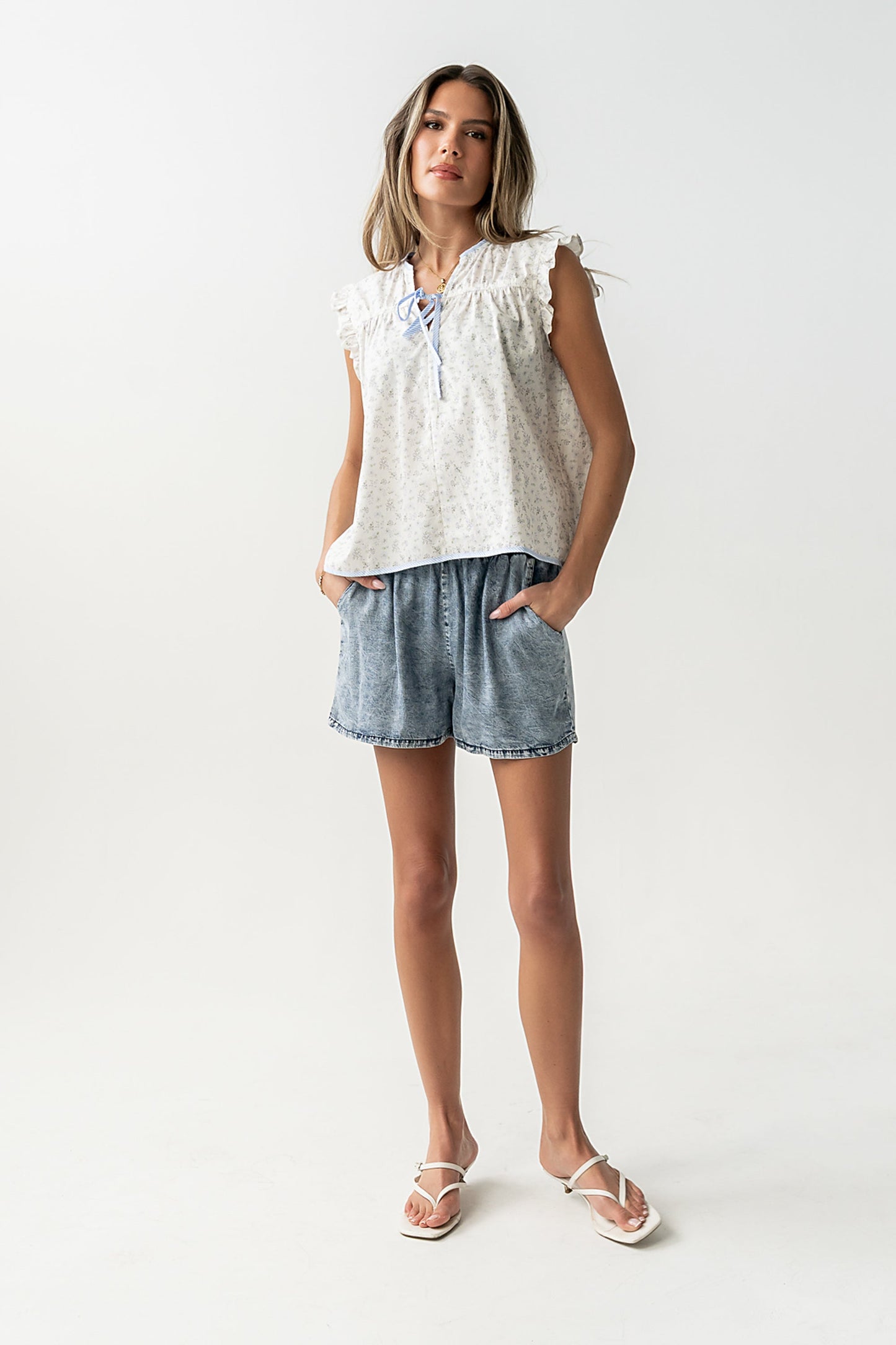 Wren Elastic Waistband Shorts