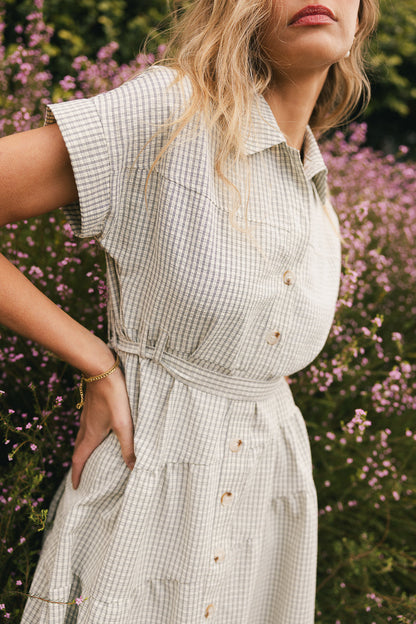 Tephra Plaid Midi Dress - FINAL SALE