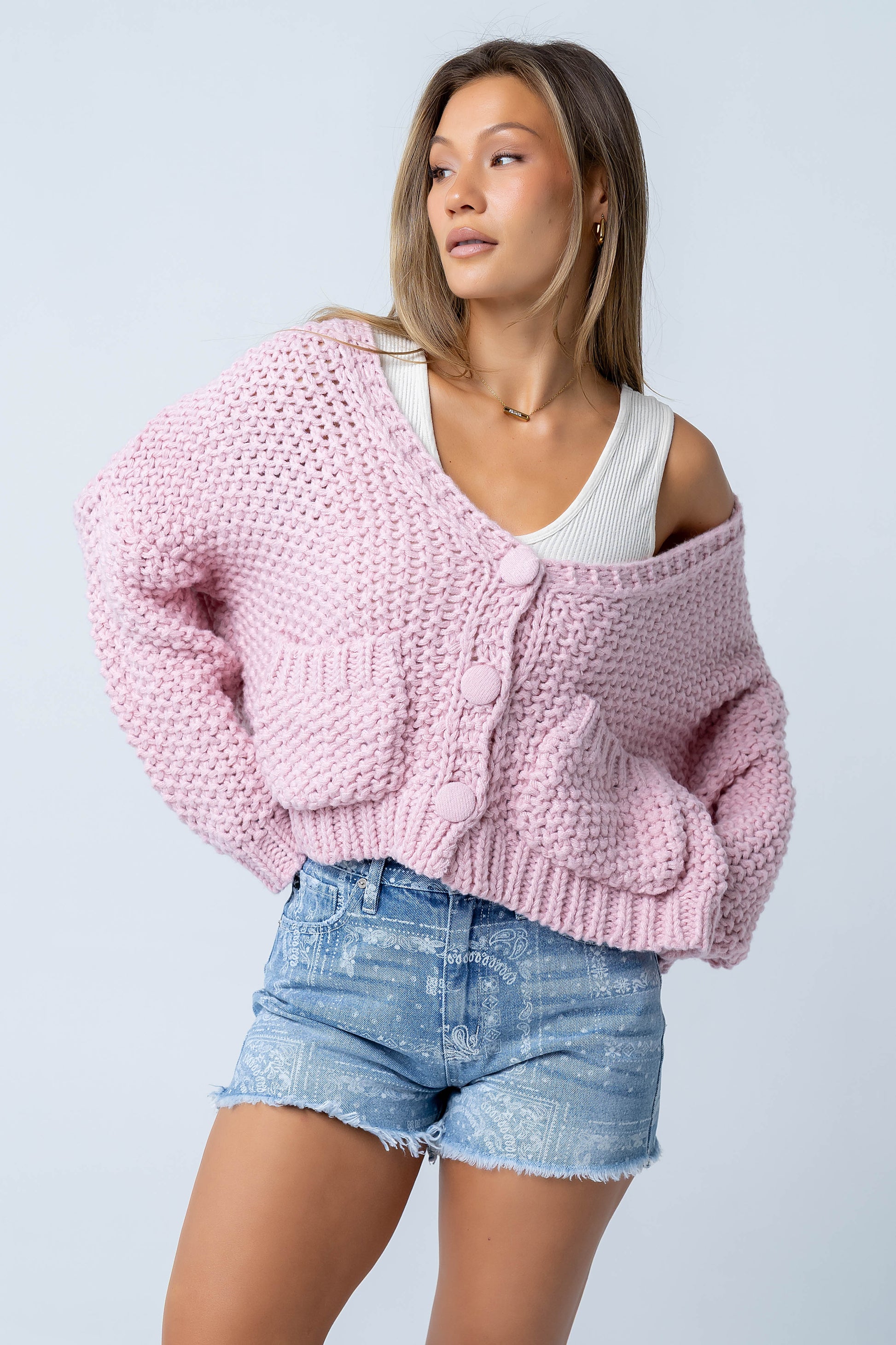 Rita Oversized Knit Cardigan