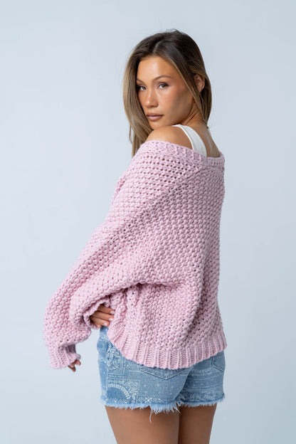 Rita Oversized Knit Cardigan
