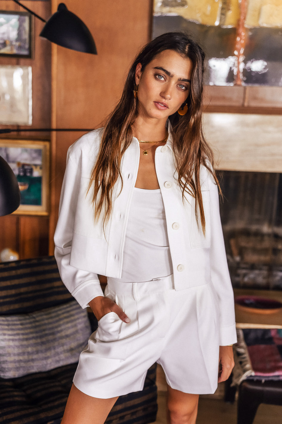 Waldorf Shorts in Cream - FINAL SALE