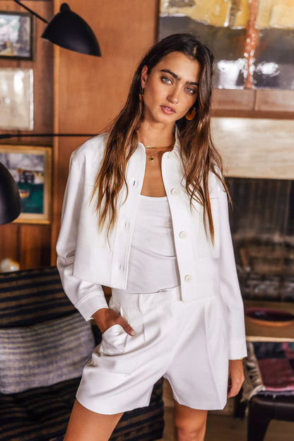 Waldorf Shorts in Cream - FINAL SALE