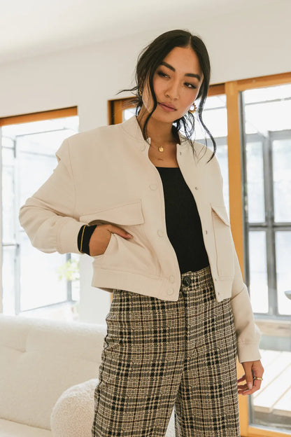 Jocelyn Jacket in Cream - FINAL SALE