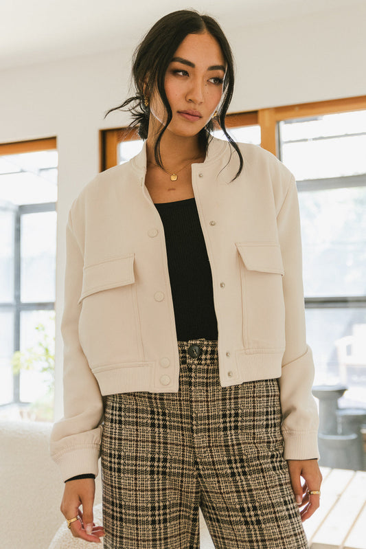 Jocelyn Jacket in Cream - FINAL SALE