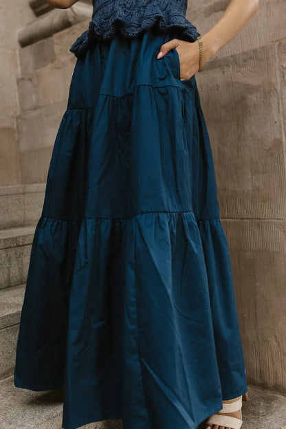 Carey Maxi Dress in Teal - FINAL SALE