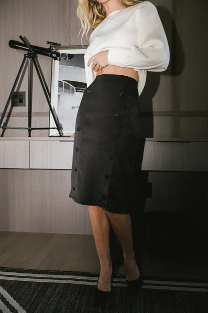 Elizabeth Skirt in Black - FINAL SALE