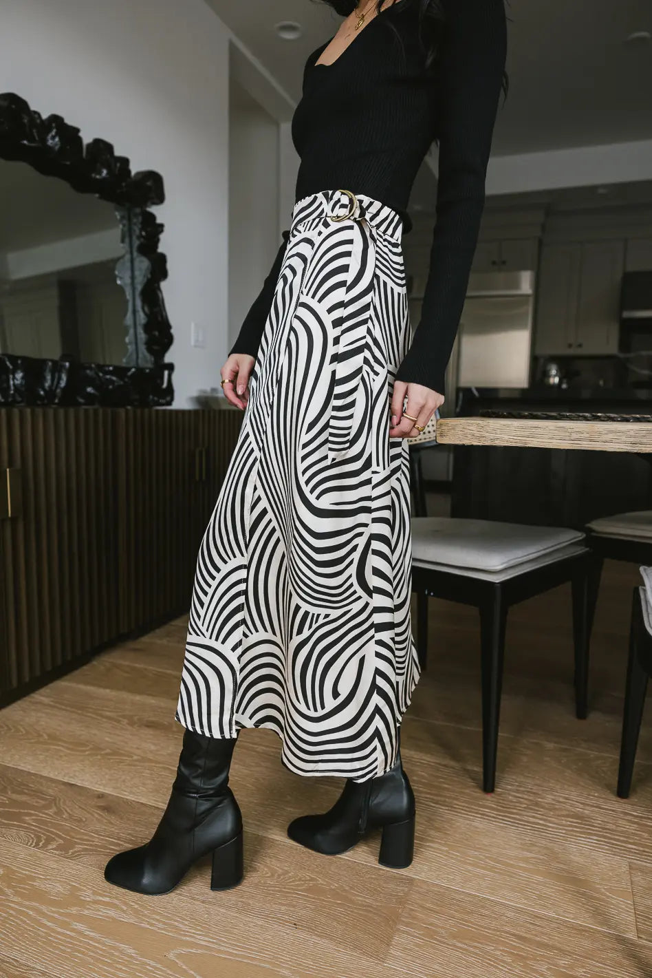 Lydia Abstract Skirt - FINAL SALE