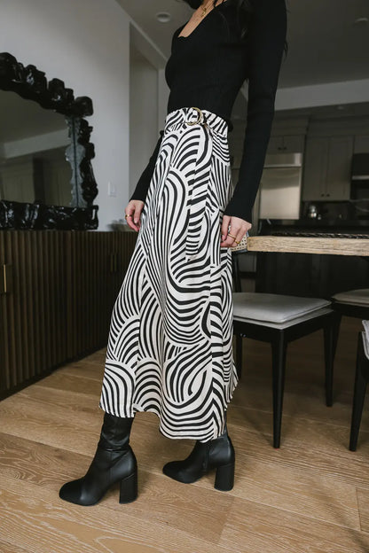 Lydia Abstract Skirt - FINAL SALE