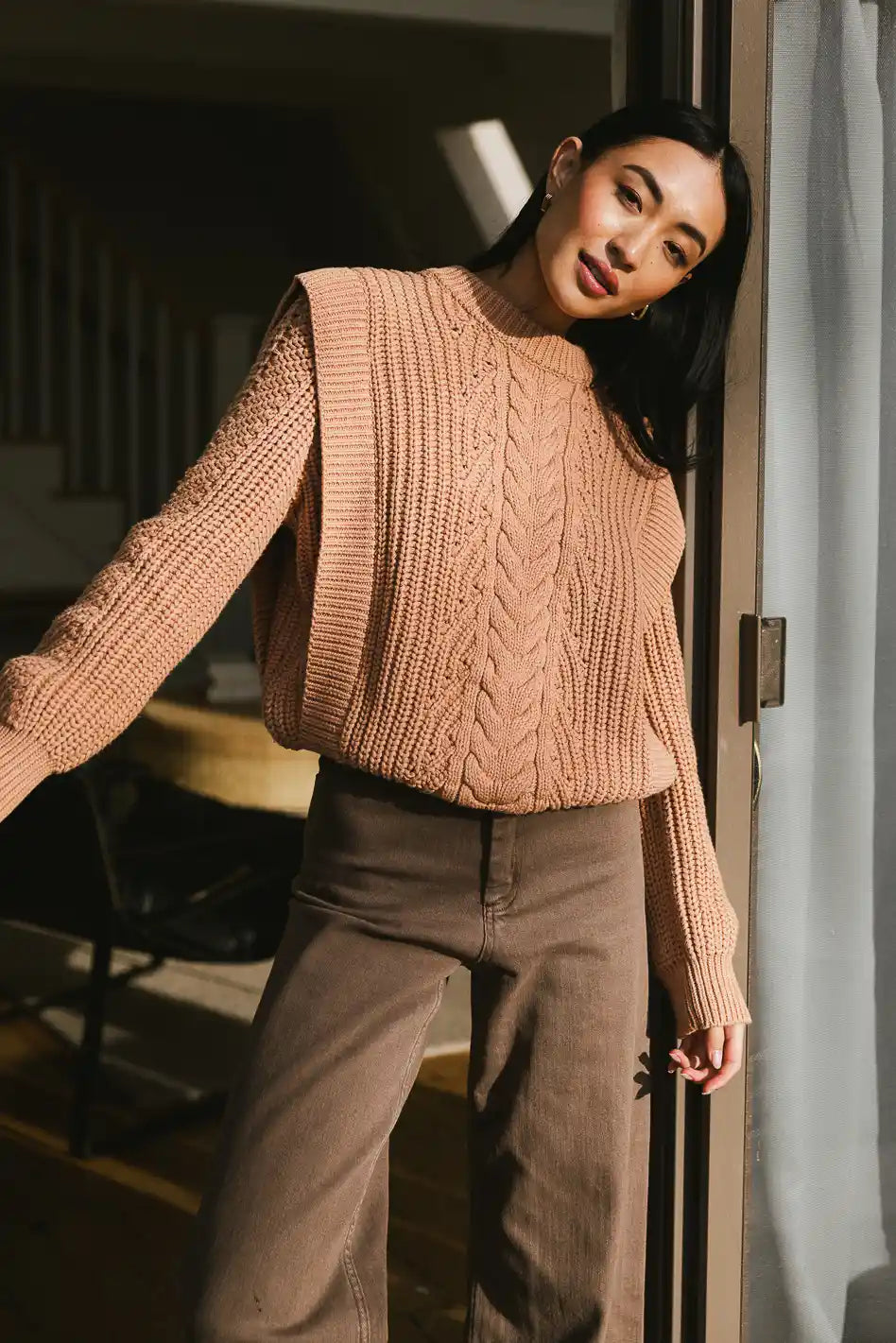 Dream Knit Sweater in Blush - FINAL SALE