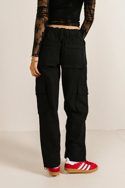 Hailey Cargo Pants in Black - FINAL SALE