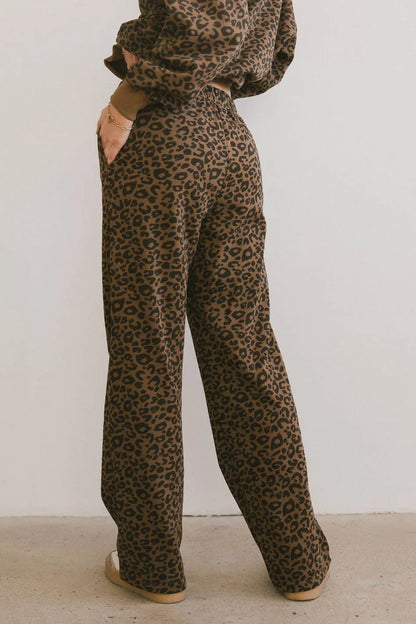 Tessa Leopard Sweatpants - FINAL SALE
