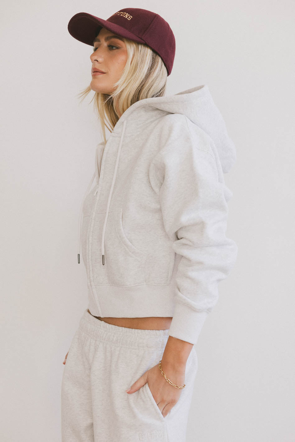 Ezra Zip Up in Grey - FINAL SALE