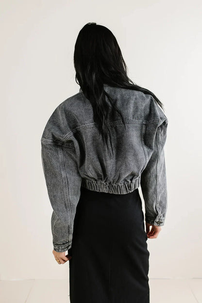 Hayes Cropped Denim Jacket - FINAL SALE