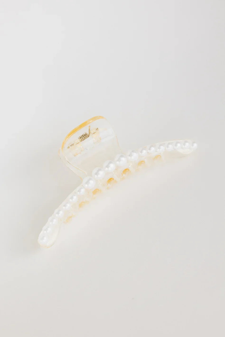 White Pearl Claw Clip in Small - FINAL SALE