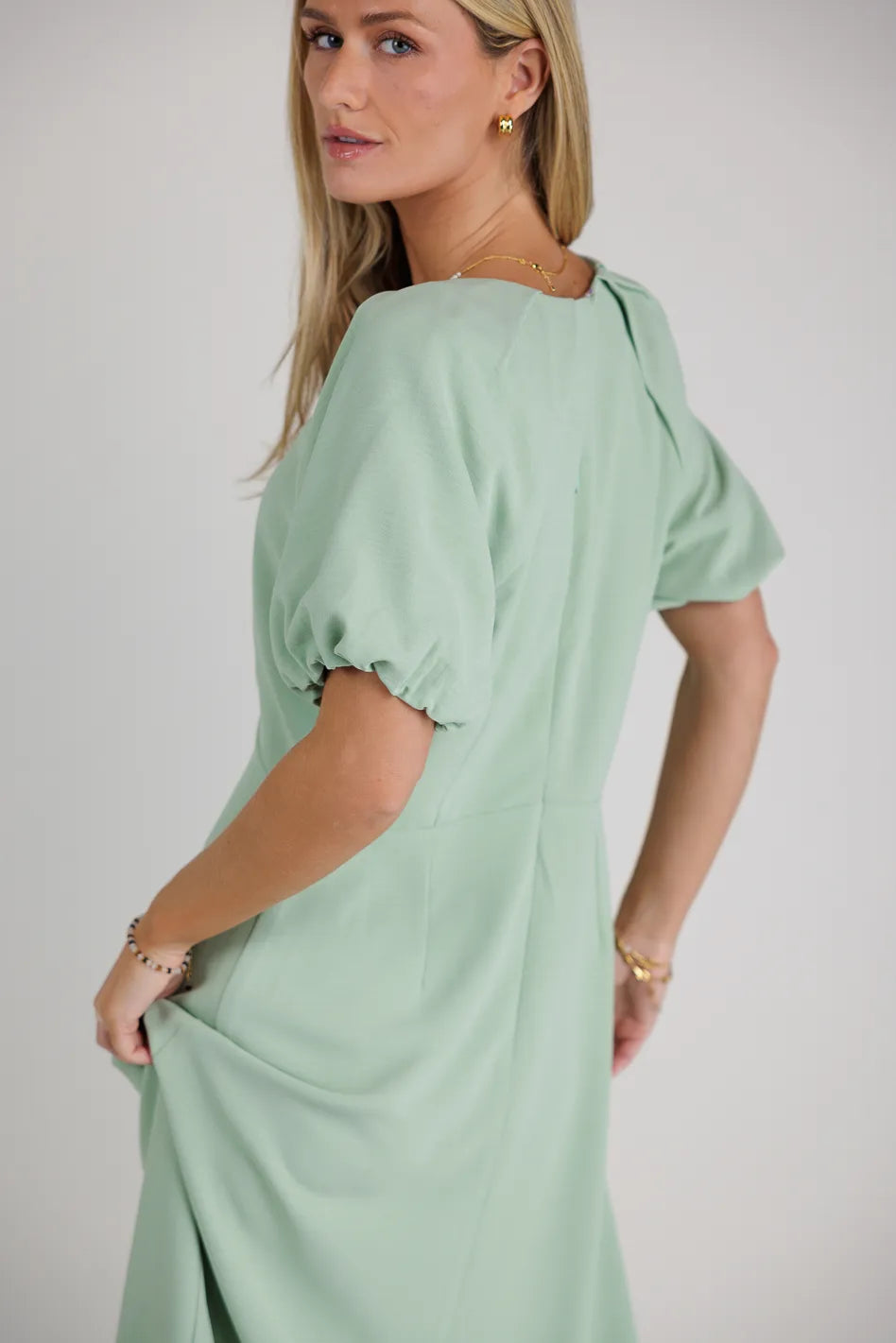 Maeve Midi Dress in Mint - FINAL SALE