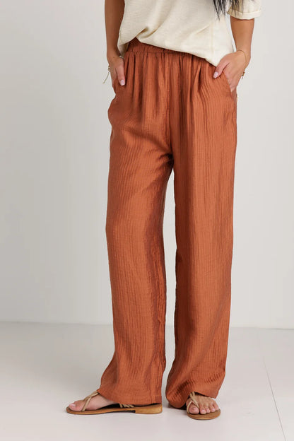 Jennilyn Pants in Terracotta - FINAL SALE