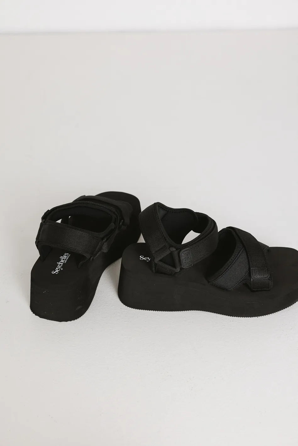 Seychelles Serenade Platform Sandals in Black - FINAL SALE