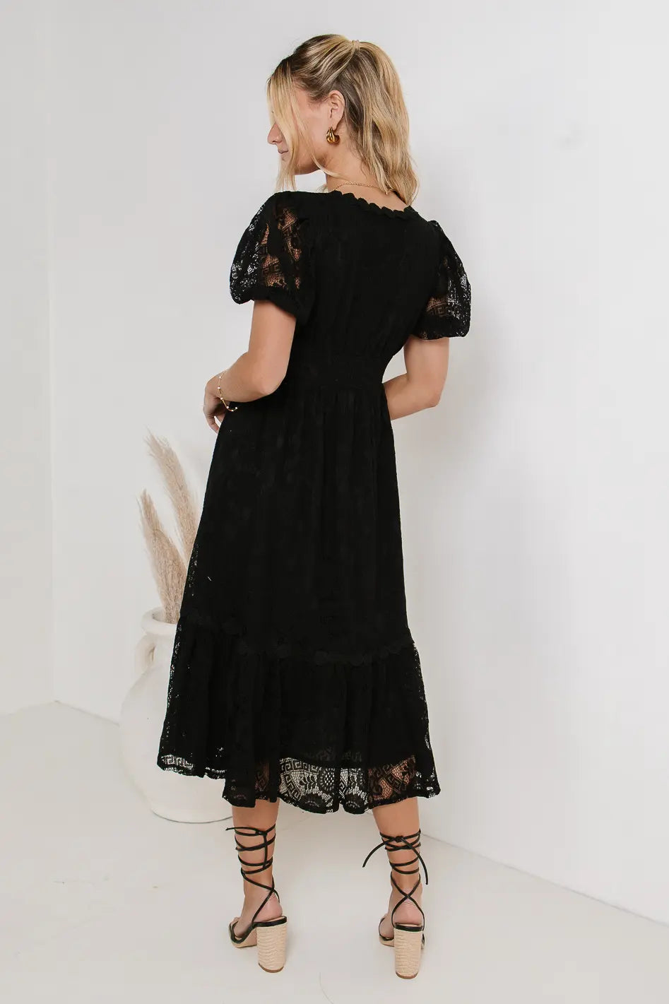 Rowan Lace Dress in Black - FINAL SALE