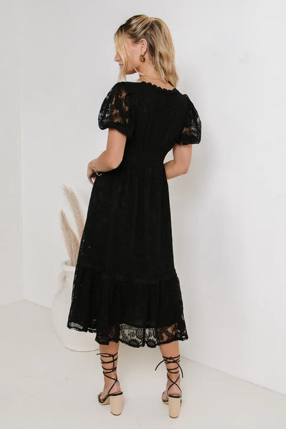 Rowan Lace Dress in Black - FINAL SALE