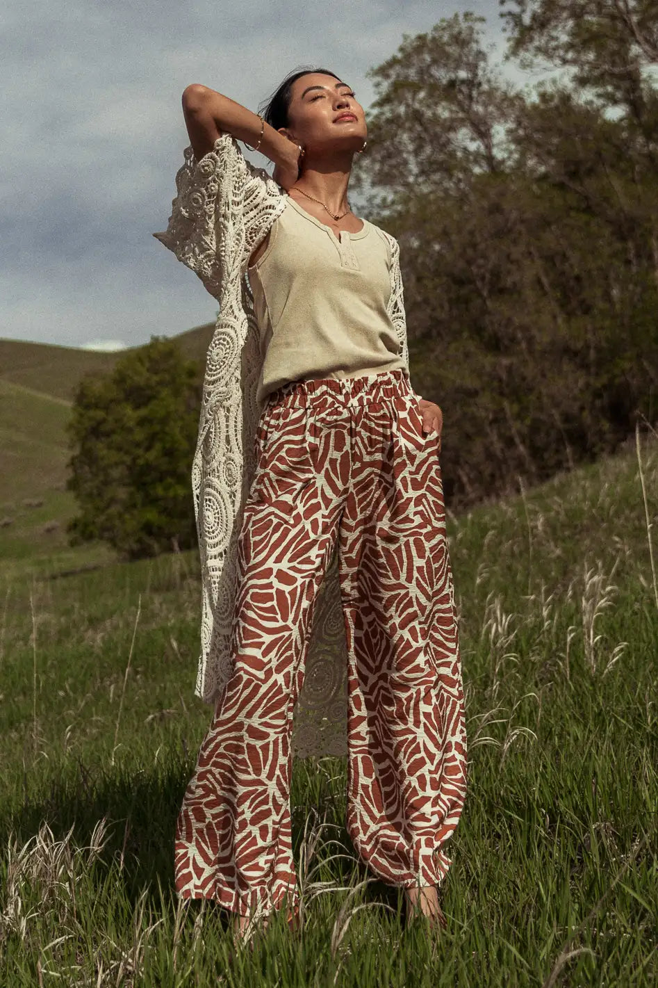 Annika Printed Pants - FINAL SALE