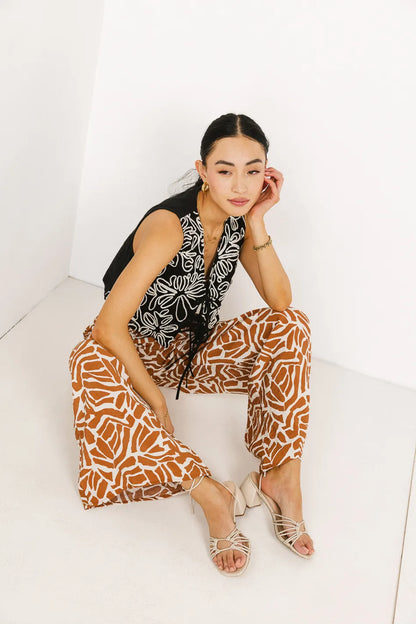 Annika Printed Pants - FINAL SALE