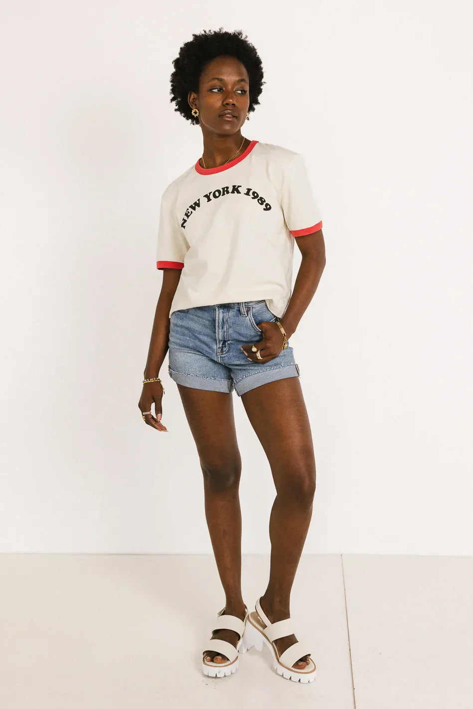 Kaye High Rise Denim Shorts - FINAL SALE