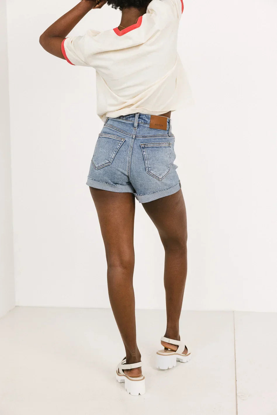 Kaye High Rise Denim Shorts - FINAL SALE