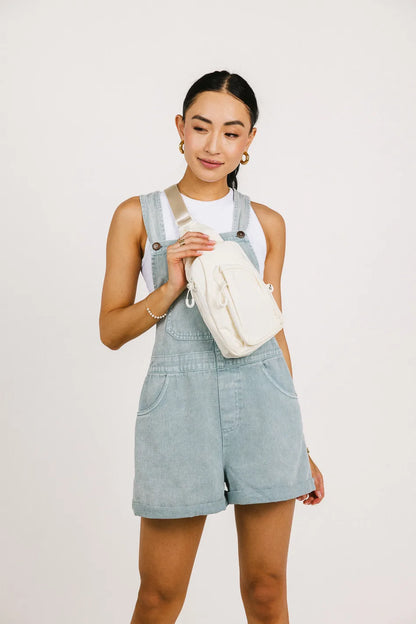 Micah Sling Bag in Ivory - FINAL SALE