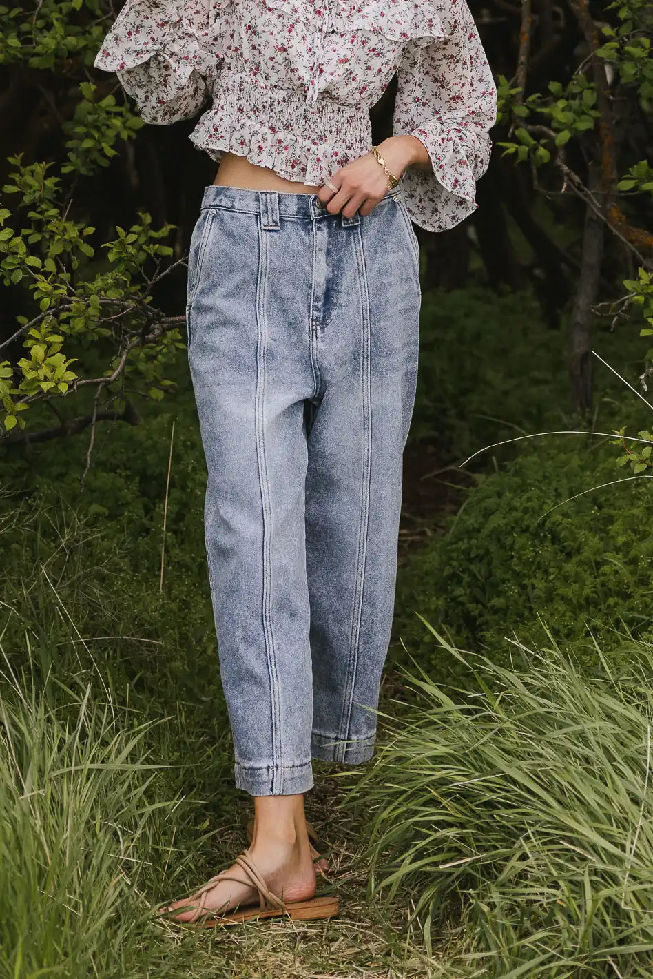 Towy Cropped Straight Leg Jeans - FINAL SALE
