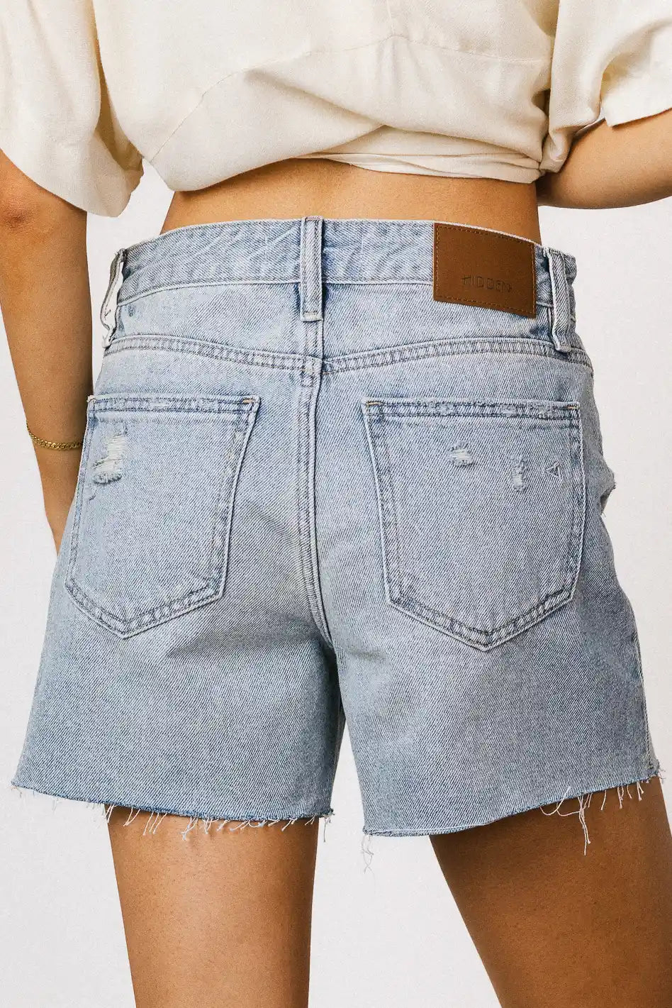 Kambria High Rise Denim Shorts - FINAL SALE