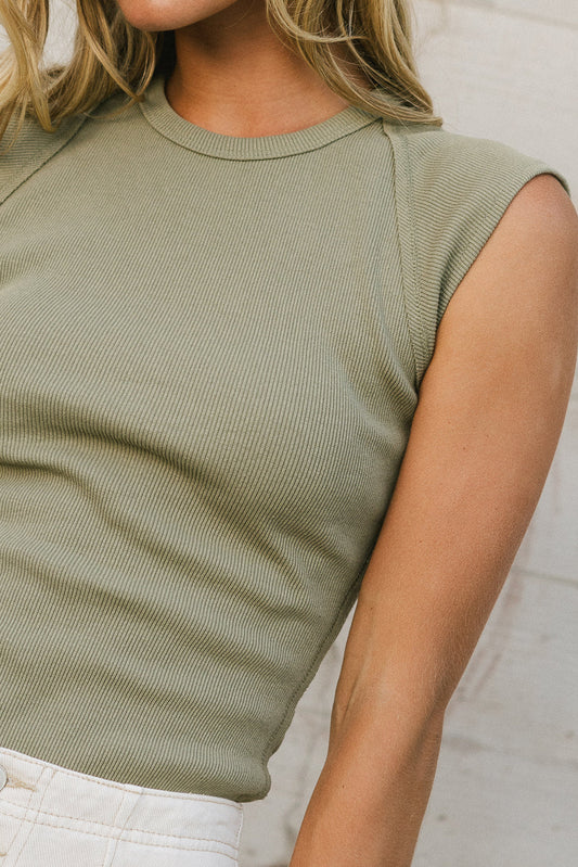 Huxley Tank in Olive