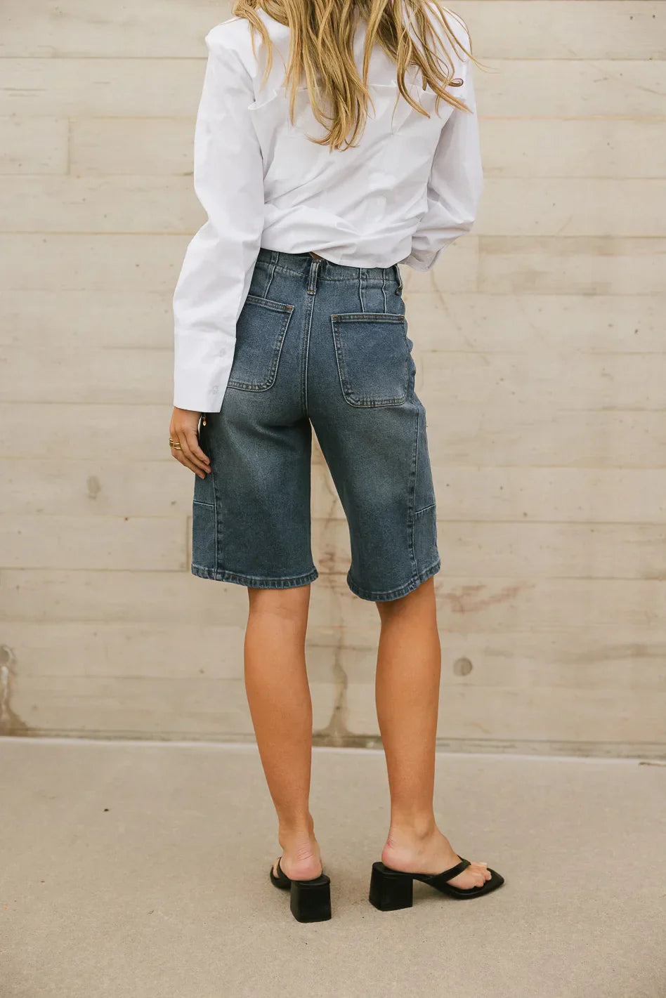 Ashtyn Denim Bermudas - FINAL SALE
