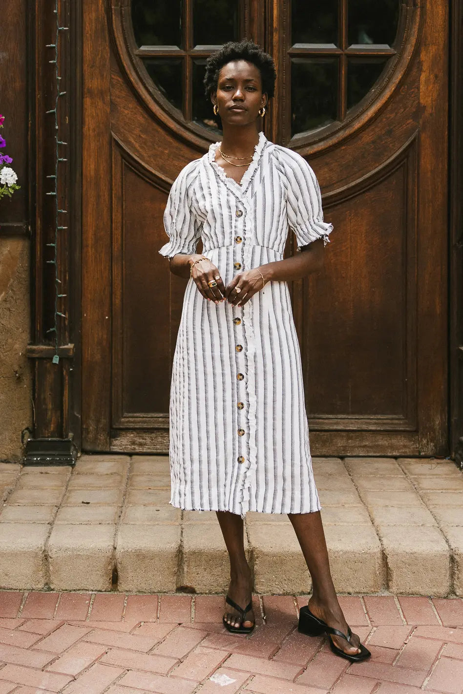 Bextor Striped Midi Dress - FINAL SALE